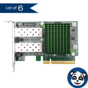 Lot of 6 Supermicro AOC-STGN-I2S Dual Port 10GB SFP Network Adapter Controller