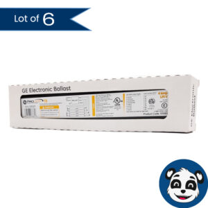 Lot 6 GE Lighting 93885 4 Lamp 120 Volt Residential Electronic Ballasts - "NEW"