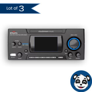 Lot of 3 EOS EOSP-500 Dual Zone Streaming Music Player – “NEW”