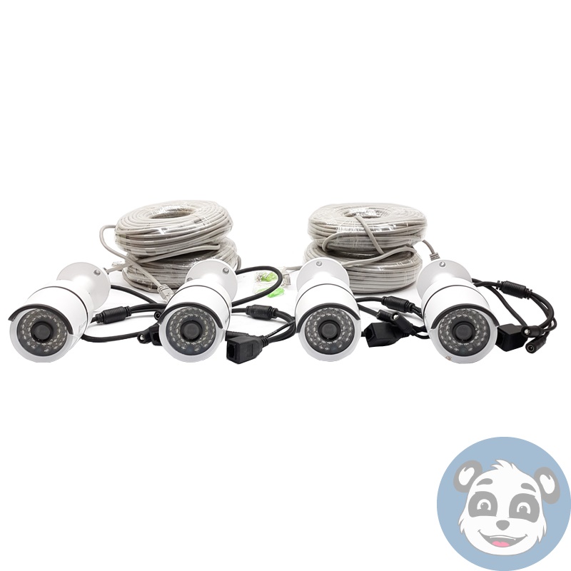 SWANN SWNHD-806CAM Set of 4 POE IP Network Cameras 1280x720, w/ LAN Cords - "B" - Image 4