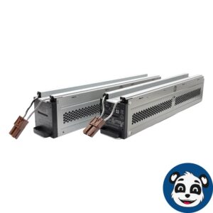 Lot of 2 APC 0M-1863B Battery Cartridge No Batteries w/ Internal Cables