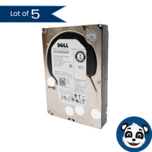 Lot of 5 3TB 3.5" SAS Enterprise HDD Hard Drives Tested Wiped Mixed