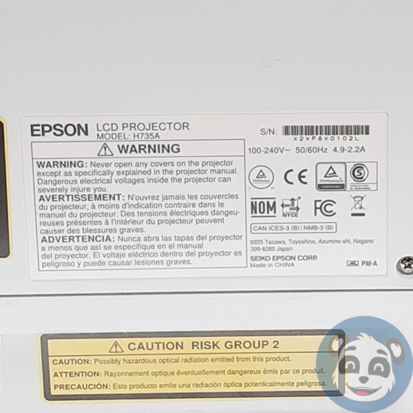 Epson PowerLite Pro L1100U WUXGA Laser Light 6000 Lumens. No R/C. For Parts - Image 8