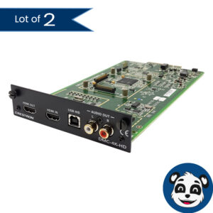 Lot of 2 CRESTRON DMC-4K-HD, 4K HDMI Digital Media Input Card – “A”