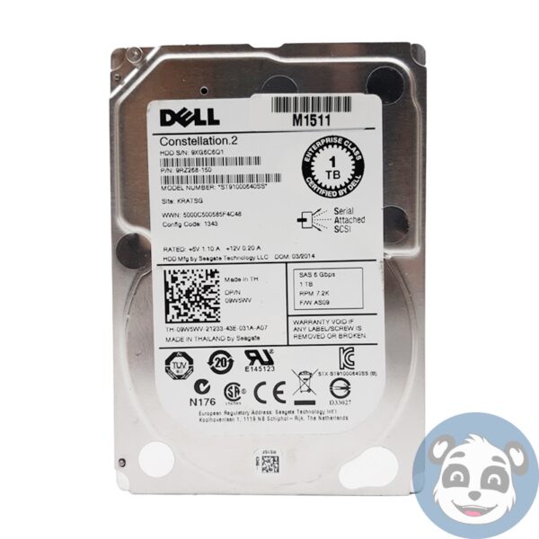 Lot of 3 DELL ST91000640SS / 9RZ268-150 2.5" SAS HDDs - "A" - Image 2