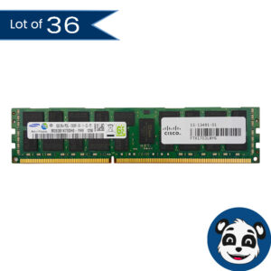 Lot of 36 SAMSUNG 8GB 2Rx4 PC3L-10600R Memory RAM – “A”