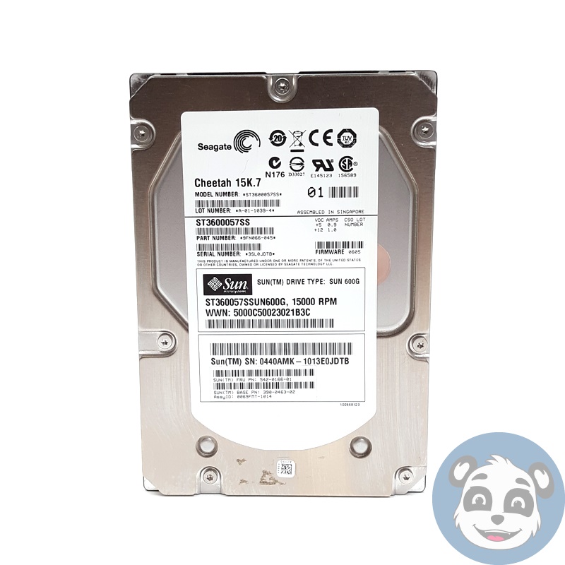 Lot of 5 SEAGATE CHEETAH 15K.7 ST3600057SS 600GB 3.5" SAS HDDs - "A" - Image 2