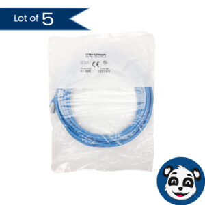 Lot of 5 CRESTRON DM-CBL-ULTRA-PC-20 DigitalMedia Ultra Patch Cables 20′,”NEW”