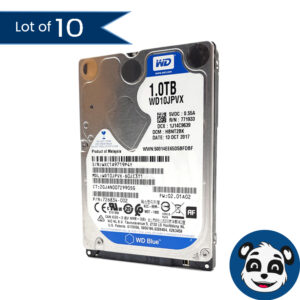 Lot of 10 Mixed-Brands 2.5" 1TB SATA HDDs - "A"