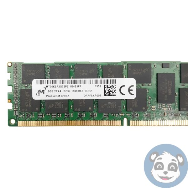 Lot of 16 MICRON 16GB 2RX4 PC3L-10600R-9-13-E2 Server Memory RAM - "A" - Image 3