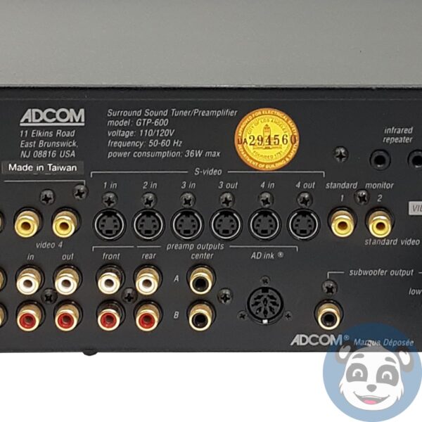 ADCOM GTP-600 Audio & Video Pre-Amplifier, No Remote - "B" - Image 7