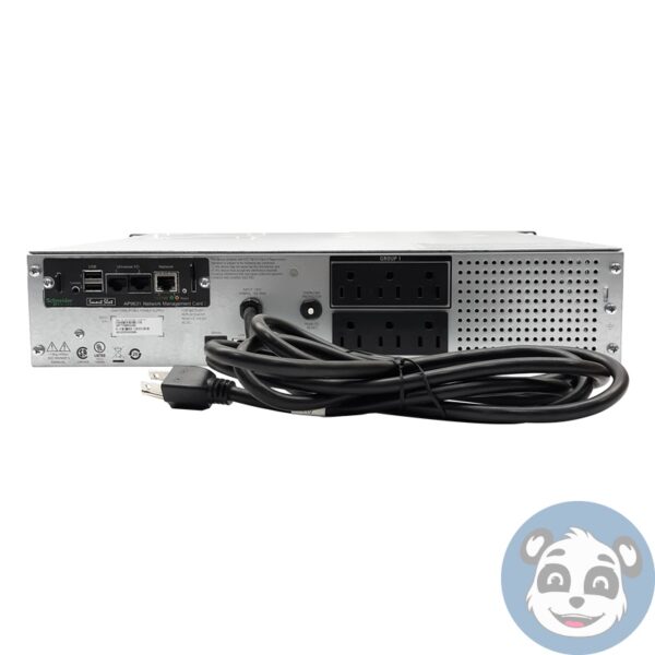 APC SMT750RM2UNC 120V 750W 6-Outlets Back UPS w/ Smart Slot Card, No Batt - "B" - Image 4