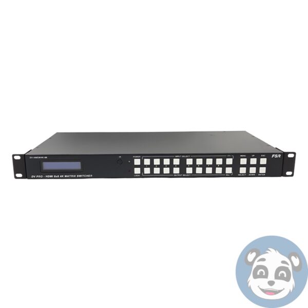 FSR DV-HMSW4K-88 DV Pro HDMI 8x8 4K Matrix Switcher, No Power Supply - "B" - Image 2