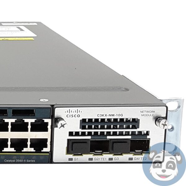 CISCO WS-C3560X-24T-S 24-Port Switch, with C3KX-NM-10G & Power Supply - "B" - Image 7