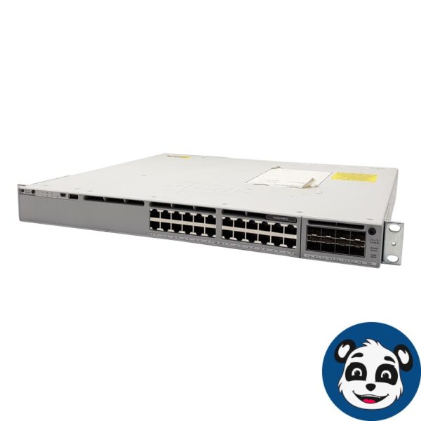 CISCO C9300-24T-E 24-Port Switch, with Power Supply & C9300NM-8X - "B"