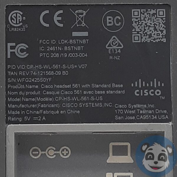 Lot of 4 CISCO CP-HS-WL-561-S-US Charging Standard Bases, No USB, No PSU - "A" - Image 7