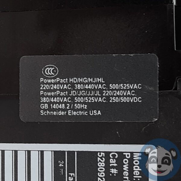 SQUARE D PowerPact JGF36175SOYE 175A 3P Circuit Breaker JG 250 AL175JD - "B" - Image 9