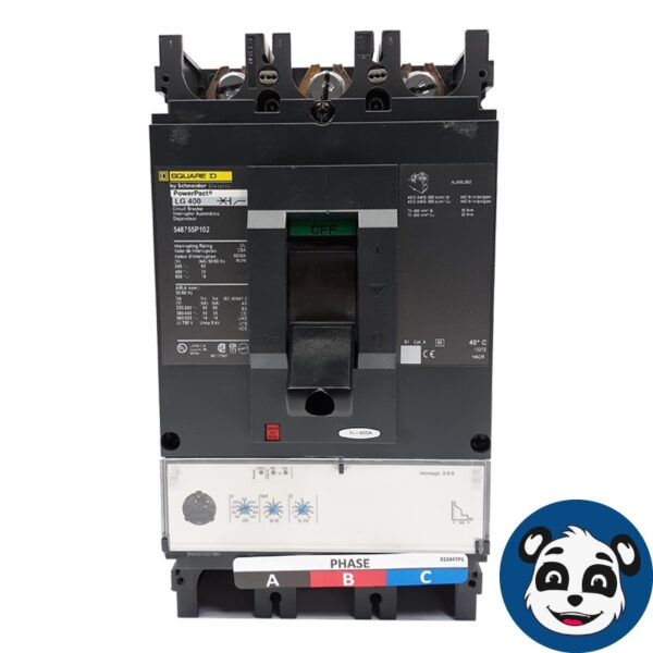 SQUARE D PowerPact LGF36400RU33X 400A 3P Circuit Breaker LG 400 AL600LS52 - "B"