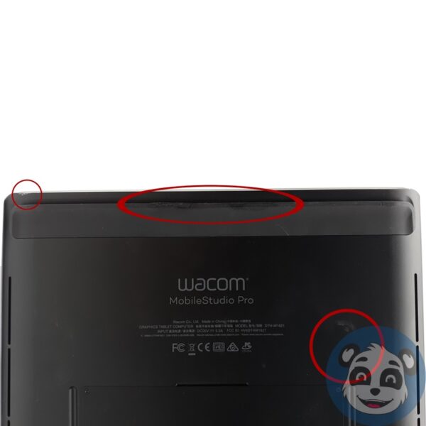 Lot of 2 WACOM MobileStudio Pro 16, i7, No RAM/SSD/Pen/AC, Worn Rubber Feet "For Parts" - Image 8