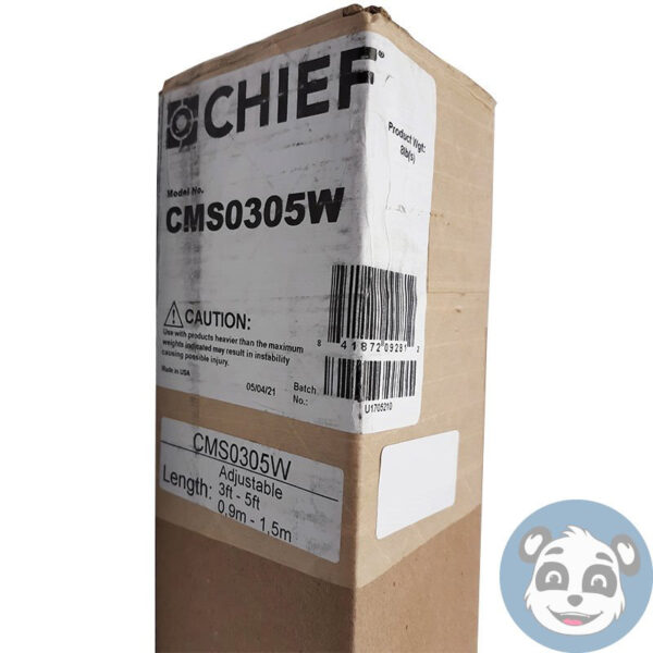 CHIEF CMS0305W 36"-60" (U1705210) Adjustable Extension Column, White - "NEW" - Image 2