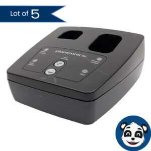 Lot of 5 PLANTRONICS SHS2900-01 Push-to-Talk Headset Adapter, Just Base – “B”