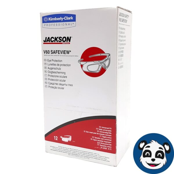 JACKSON V60 38503 Safety Glasses, Clear Anti-Fog, RX Insert, Box of 12 - "NEW"