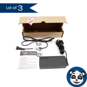 Lot of 3 Genuine LENOVO 0B46994 ThinkPad 90W Slim Tip AC Adapters - "NEW OB"