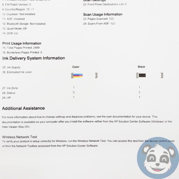HP OfficeJet 250 Mobile AIO Printer, 2489 P/P, with Power Cord, No Batt - "B" - Image 11