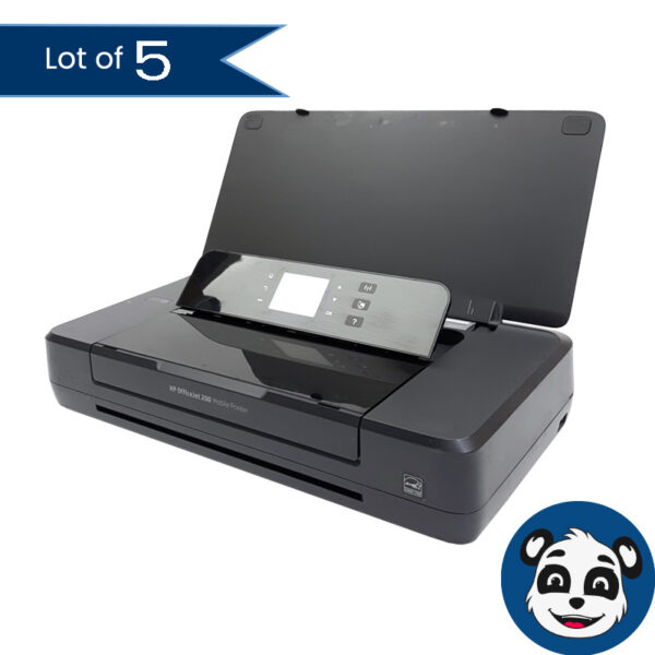Lot of 5 HP OfficeJet 200 Mobile AIO Printers, Not Working Batt, "For Parts"