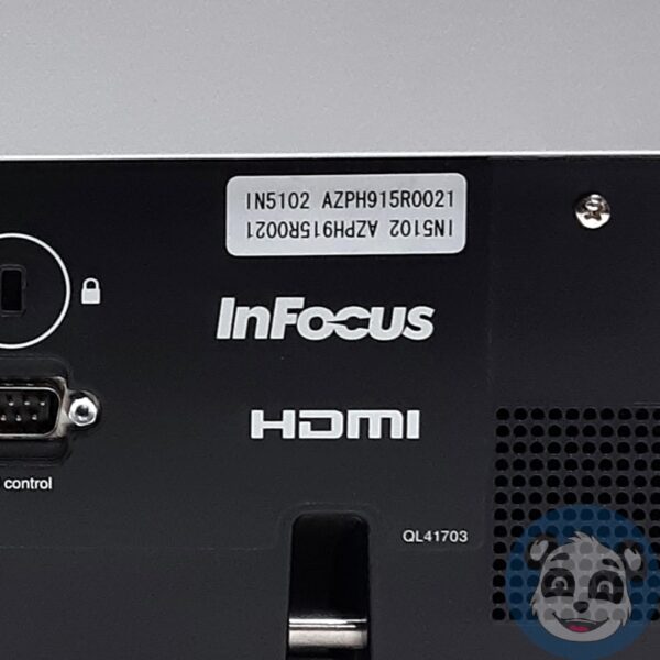 InFocus IN5102 Projector, 7072 Hours, w/ HDMI/VGA/Power Cord, No Remote  "B" - Image 9