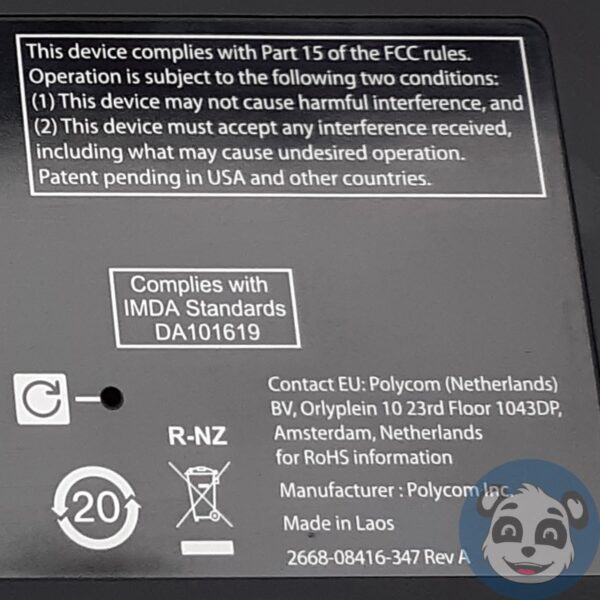 POLYCOM P009 (2201-85308-001) Conference Camera, with Power Supply - "B" - Image 8