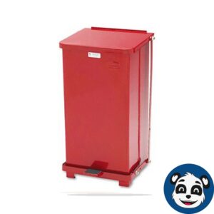 RUBBERMAID ST12E / FGST12EPLRD Defenders Biohazard Step Can, Red - "NEW"