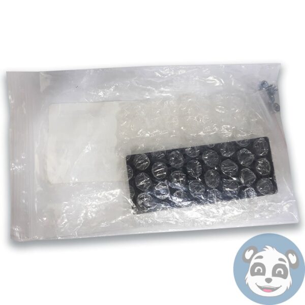 Lot of 7 EXTRON 70-090-12 APP Blank Plate Black Double - "NEW" - Image 3