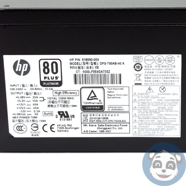 HP DPS-750AB-40, 918590-003, A 750W Power Supply - "A" - Image 4