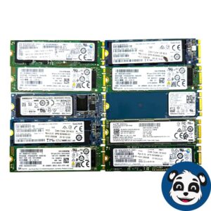 Lot of 10 256GB M.2 SSD, B&M Key, Mixed Brands/Models - "A"