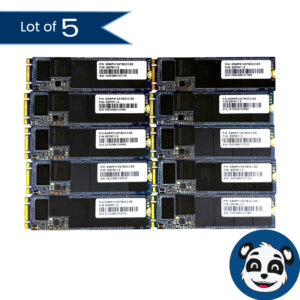 Lot of 5 512GB M.2 SSD, B&M Key, Mixed Brands/Models – “A”