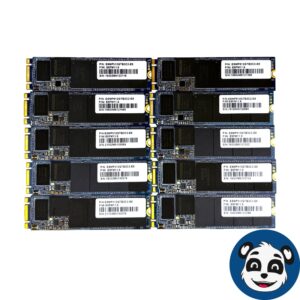 Lot of 10 512GB M.2 SSD, B&M Key, Mixed Brands/Models - "A"