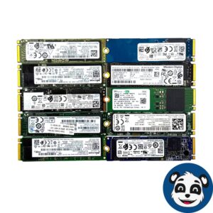 Lot of 10 256GB M.2 SSD, M-Key, Mixed Brands/Models - "A"