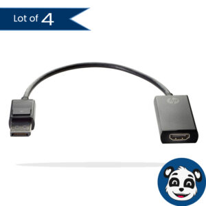 Lot of 4 HP 778968-001 DisplayPort (Male) to HDMI (Female) Adapters - "NEW"