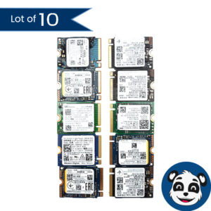 Lot of 10 256GB M.2 2230 SSD, M-Key, Mixed Brands/Models – “A”