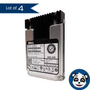 Lot of 4 DELL PX04SMB080 800GB 2.5" SAS SSD - "A"