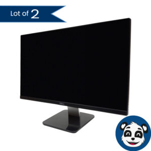 Lot of 2 DELL S2340Mc 23" LCD Monitors, FHD, with Stands/VGA Cord, No PSU - "B"