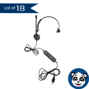 Lot of 18 JABRA BIZ 2300 Mono Wired Headsets HSC015 2393-823-109 - "B"