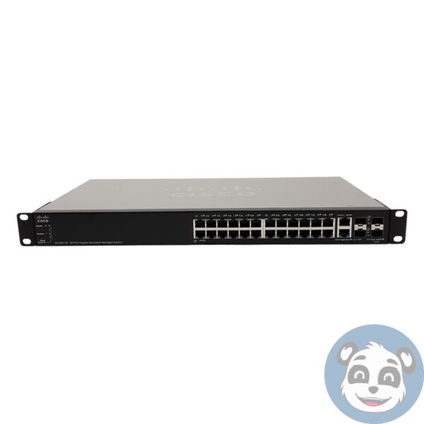 CISCO SG 500-28 28-Port Gigabit Stackable Managed Switch, w/ Power Supply - "B" - Image 2