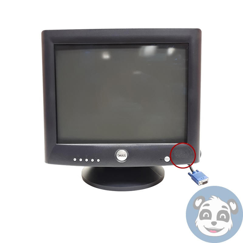 DELL M782 17" CRT Monitor For Retro Gaming, w/ Power Cord - "B" - Image 6
