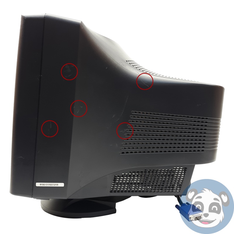 DELL M782 17" CRT Monitor For Retro Gaming, w/ Power Cord - "B" - Image 7