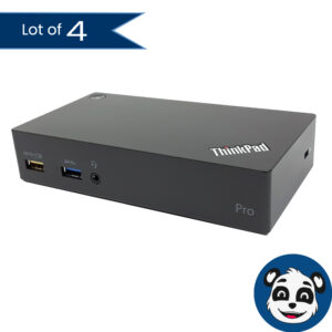 Lot of 4 LENOVO ThinkPad USB 3.0 Pro Dock DK1522 / 40A7, No PSU - "B"
