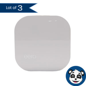 Lot of 3 EERO PRO B010001 Tri-Band Mesh Routers, No PSU - "B"