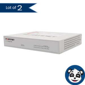 Lot of 2 FORTINET FortiGate 60E (FG-60E) Network Security Firewall, No PSU  “A”