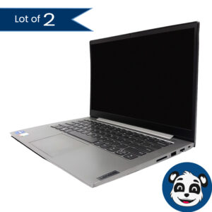 Lot of 2 LENOVO ThinkBook 14-IIL, i7-1255U 8GB RAM No SSD/BATT/AC, "For Parts"